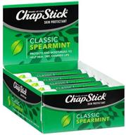 chapstick 12 piece refill tray, spearmint, 0.15 ounce: 🍃 bulk lip balm set for long-lasting moisture (pack of 1) logo