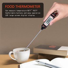 img 1 attached to Digital Laser Infrared Thermometer Temperature Gun for Cooking, Air & Refrigerator -22℉~ 932℉ (-30℃ ~ 500℃)