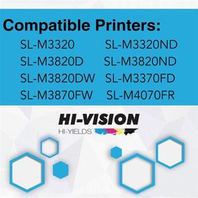 img 4 attached to High-Yield Black Toner Replacement for Samsung MLT-D203L/XAA: Compatible with ProXpress Printer Models M3320ND, M3370FD, SL-M3820DW, M3870FW, M4020ND, M4070FR - HI-Vision MLTD203L Cartridge