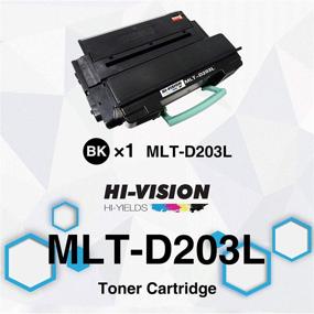 img 3 attached to High-Yield Black Toner Replacement for Samsung MLT-D203L/XAA: Compatible with ProXpress Printer Models M3320ND, M3370FD, SL-M3820DW, M3870FW, M4020ND, M4070FR - HI-Vision MLTD203L Cartridge