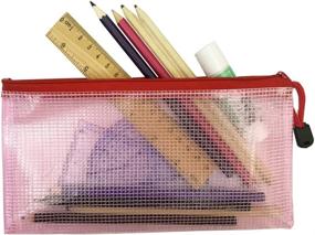 img 3 attached to 15Pcs DoTebpa Small Plastic Zip Document Pouch – Clear Zipper Bags for Receipts, Checks, Pencils & Mini Tools