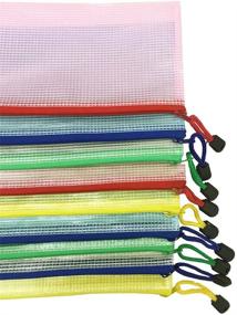 img 4 attached to 15Pcs DoTebpa Small Plastic Zip Document Pouch – Clear Zipper Bags for Receipts, Checks, Pencils & Mini Tools