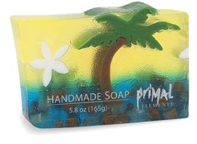 img 4 attached to 🌴 Primal Elements Paradise Sunset Wrapped Bar Soap: A 5.8-Ounce Tropical Delight!