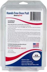 img 1 attached to 🚪 LaBrinx DoorWave: Touchless Foot-Activated Door Opener, Hygienic Stainless Steel