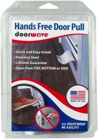 img 2 attached to 🚪 LaBrinx DoorWave: Touchless Foot-Activated Door Opener, Hygienic Stainless Steel