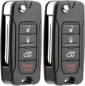 img 2 attached to KeylessOption Keyless Remote Control Replacement Interior Accessories for Anti-Theft