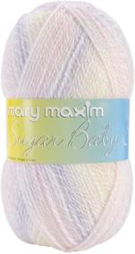 img 1 attached to 🔍 Optimized for SEO: Mary Maxim Candy Stix Sugar Baby Stripes Yarn