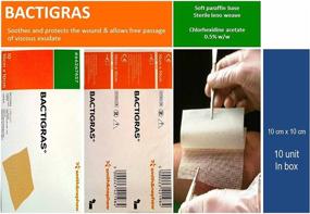 img 1 attached to 🩹 Bactigras by Smith & Nephew: Size 10x10 cm, Sterile Dressings - 2 Boxes (10 Units each)