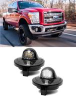 🚗 basiker 9led license plate lights for ford f-150 f-250 f-350 f-450 f-550 (1990-2016), f-series super duty (1983-2011), ranger (1991-2002), explorer - super bright & durable white lights (6000k) logo