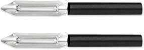 img 3 attached to 🔪 Rada MFG Cutlery Deluxe Vegetable Peeler with Black Handle, 2 Pack