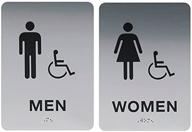 optimized restroom bathroom braille product solutions logo