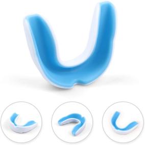 img 3 attached to 🥊 Get Optimal Protection with Tiekoun Sport Mouth Guard - Perfect for Football, Basketball, Hockey, and Boxing- Adults & Teenagers, W011