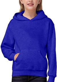img 1 attached to Cozy Christmas: Remimi Kids Fleece 🎄 Pullover Hoodies for Boys and Girls (Ages 5-14)
