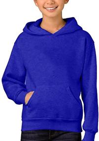 img 2 attached to Cozy Christmas: Remimi Kids Fleece 🎄 Pullover Hoodies for Boys and Girls (Ages 5-14)