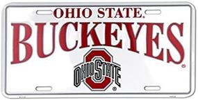 img 2 attached to 🏈 Белая металлическая табличка Ohio State Buckeyes - идеально подходит для выражения командного духа