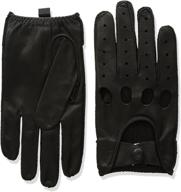 🧤 extra large isotoner leather covered driving gloves logo