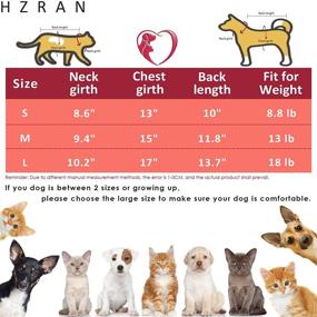 img 3 attached to 🐶 Warm and Stylish Wine-L Colored Hzran Dog Sweater - Perfect Knitwear for Small Dogs and Cats