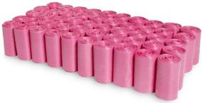 img 2 attached to 1000 EZ Pet Waste Disposal Poop Bags with Pink Dispenser - Pick Up Bags