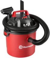 🧹 vacmaster red edition vom205p 1101 portable wet-dry shop vacuum | 2.5 gallon | 2 peak hp | 1-1/4 inch hose logo