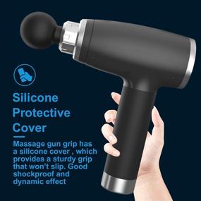 img 3 attached to 💪 FULLJA M88 Muscle Massage Gun: Powerful Handheld Percussion Massager for Athletes – 6 Ergonomic Heads, 6 Speeds, Deep Tissue Release, Super Quiet