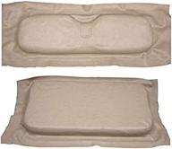 ezgo seat cover stone beige logo