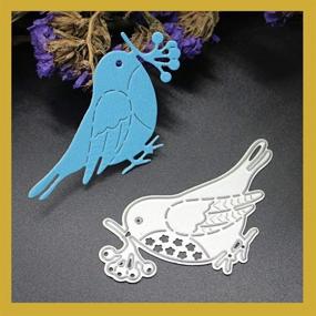 img 2 attached to Embossing Birds Cutting Dies Stencils Scrapbooking Bird Die Cuts - 9 Pcs Carbon Steel for DIY Albums, Kids Crafts, New Year/Wedding/Valentine's/Present/Greeting Cards Making