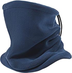 img 4 attached to 🧣 Warm & Cozy: Women's Fleece Gaiter for Ultimate Comfort