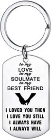 img 3 attached to 💑 Men's Accessories: Keychain Soulmate for Valentine's, Anniversary, Christmas