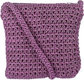 img 2 attached to Stylish CTM Crochet Crossbody Handbag for Women - Trendy and Functional