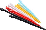 🖊️ 10-pack color plastic stylus touch pen set for enhanced nintendo wii u gamepad experience logo