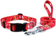 slzz christmas dog collar and leash set – heavy duty, adjustable for small, medium, and large dogs logo