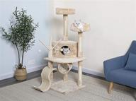 55-inch go pet club cat tree: optimize your aesthetically pleasing feline furniture! logo