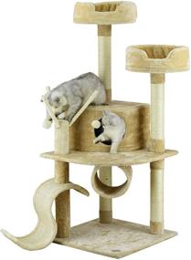 img 2 attached to 55-Inch Go Pet Club Cat Tree: Optimize your Aesthetically Pleasing Feline Furniture!