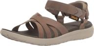 👠 teva women's sanborn sandal: comfortable and stylish black women's shoes logo