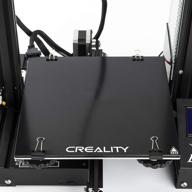 enhanced 235x235x3mm tempered glass platform by creality 🔍 3d: a reliable printing surface for high-quality 3d prints logo