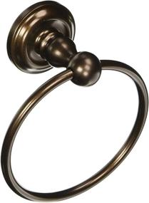 img 1 attached to Moen BP6986OWB Madison Towel Ring: Old World Bronze Elegance for your Bathroom