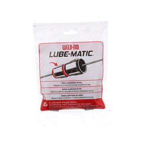 img 4 attached to Weld-Aid-7061 Lube-Matic Wire Kleener Pad, Red (Pack of 6) - Enhance Welding Performance with This Innovative Wire Cleaning Solution