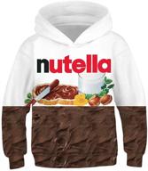 👕 realistic sweatshirts for boys' clothing: newsiamese fashion hoodies & sweatshirts for children's pullover logo