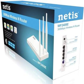 img 3 attached to 🏠 Netis WF2409E 300Mbps Беспроводной маршрутизатор высокой скорости с функцией интеллектуального родительского контроля и 3x5dBi высокоэффективными антеннами.