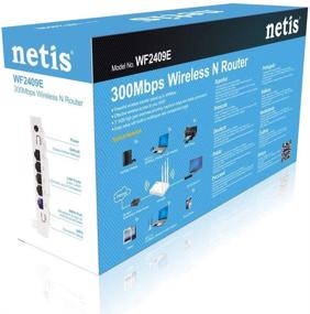 img 2 attached to 🏠 Netis WF2409E 300Mbps Беспроводной маршрутизатор высокой скорости с функцией интеллектуального родительского контроля и 3x5dBi высокоэффективными антеннами.