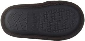 img 1 attached to Dearfoams Toddlers Quilted Leather Slipper Boys' Shoes