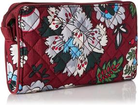 img 3 attached to 👜 Optimized Search: Vera Bradley Cotton Wristlet with Front Zip and RFID Protection