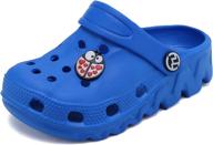 boys' classic garden clog sandals - shoes and clogs for outdoor activities логотип