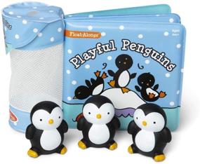 img 4 attached to 🐧 Melissa & Doug Float-Alongs: Playful Penguins Bath Book + Floating Penguin Toys - Perfect for Children