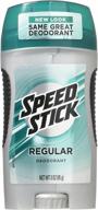 speed stick deodorant regular pack personal care logo