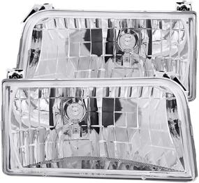 img 2 attached to Enhance Visibility with Anzo USA 111247 Clear Headlight for Ford F-150/Bronco