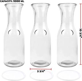 img 3 attached to Glass Carafe Pitcher Plastic Mimosa Food Service Equipment & Supplies