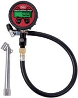 🔧 dans auto brand digital tire pressure gauge - 300 psi rating, user-friendly design with swivel hose, large lcd display, and durable stainless steel chuck logo