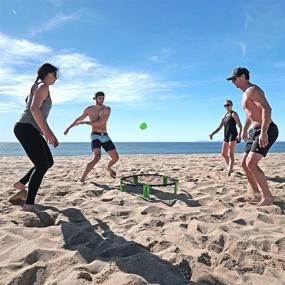 img 2 attached to 🏐 GoSports Slammo Game Set: All-in-One Outdoor Roundnet Game for Kids, Teens & Adults - Includes 3 Balls, Carrying Case and Rules