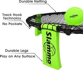 img 1 attached to 🏐 GoSports Slammo Game Set: All-in-One Outdoor Roundnet Game for Kids, Teens & Adults - Includes 3 Balls, Carrying Case and Rules